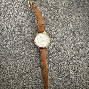 Timex watch with tan band